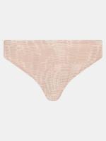 Soft stretch thong snake print